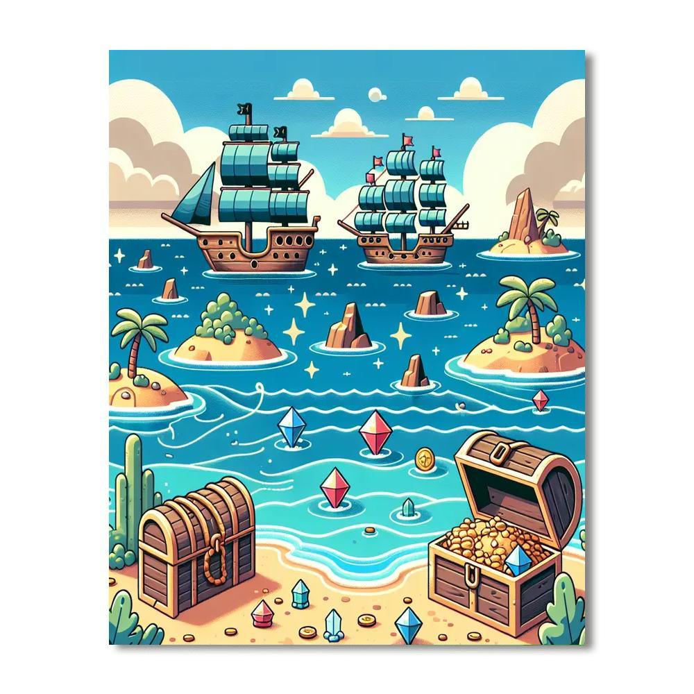 Adventures Of The High Seas Numbered Painting Kits