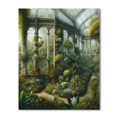 Victorian Botanical Oasis Paint By Number
