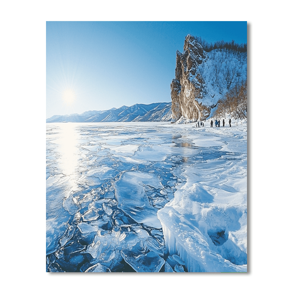 Lake Baikal - Siberia Numbered Painting Kits