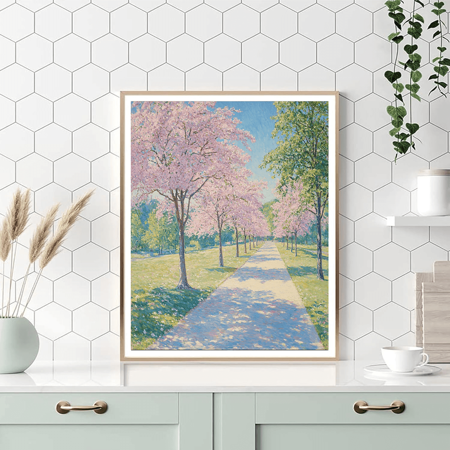 Pierre-Auguste Renoir Inspired Impressionist Spring Walk  Painting By Numbers Kit