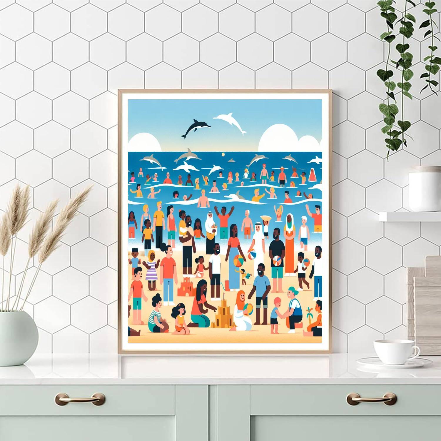 Seaside Summer Celebration Paint By Color