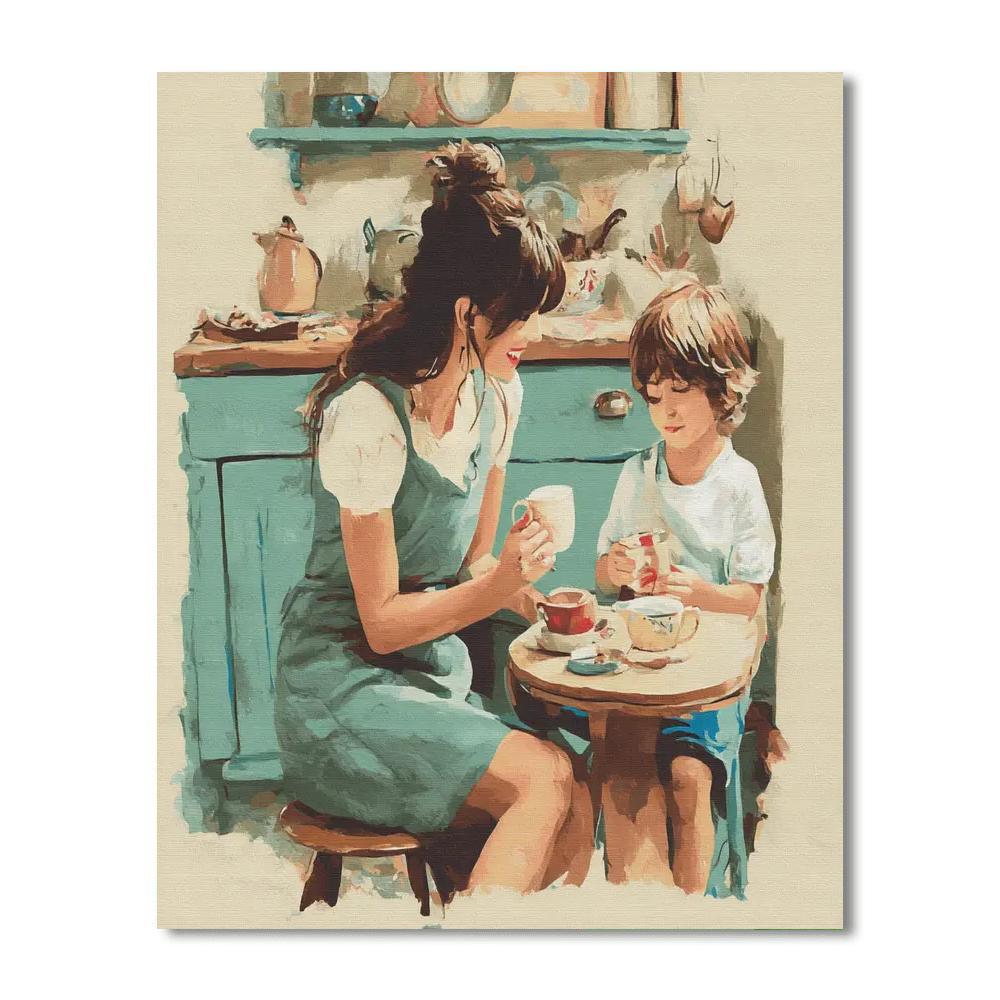 Morning Tea Together Paint By Number