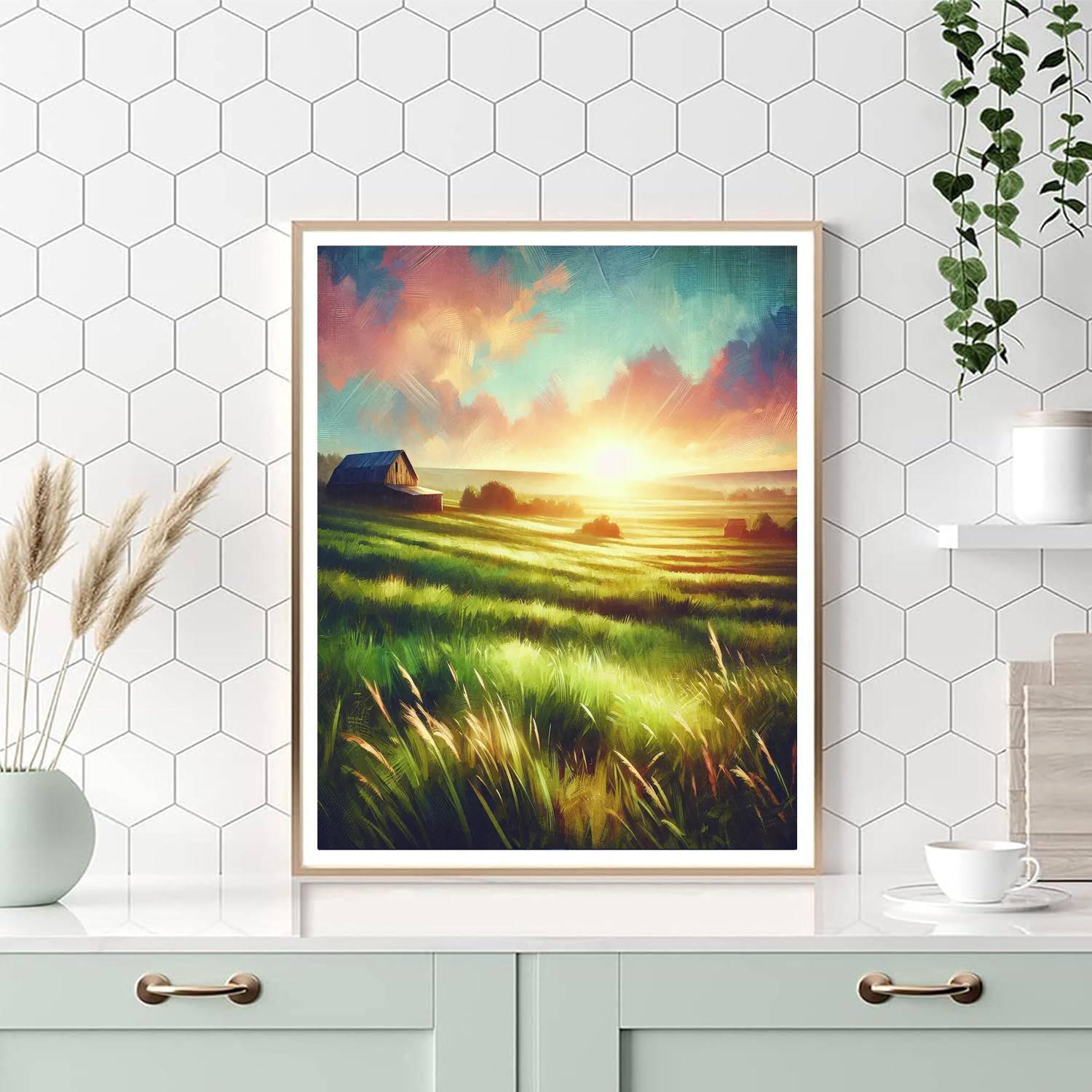 Pastoral Morning Paint By Numbers Kits