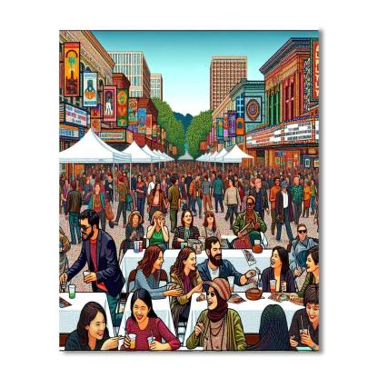 Seattle International Film Festival - Washington Numbered Painting Kits