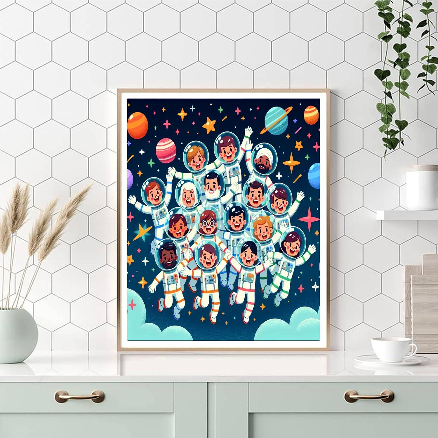 Amazing Astronaut Adventures Paint By Numbers Kits
