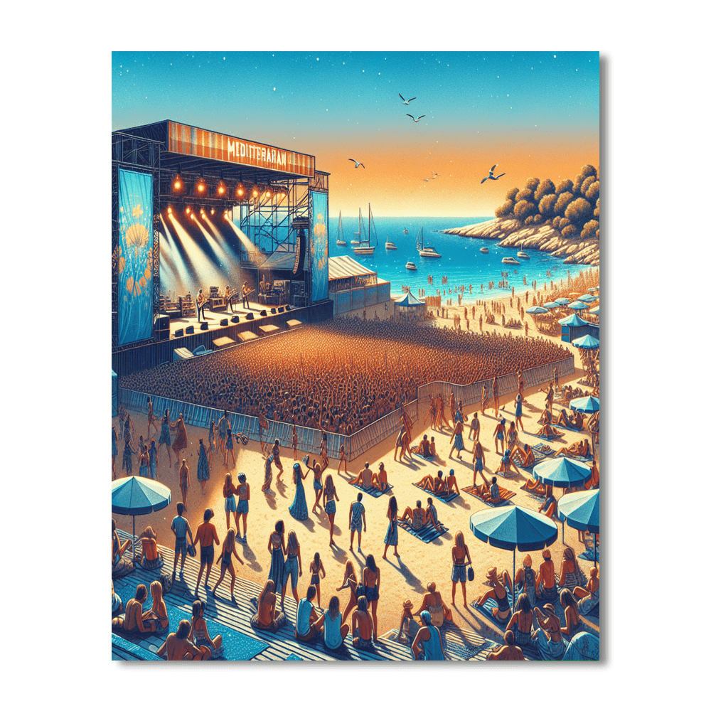 Fib Benicàssim Festival - Spain Numbered Painting Kits