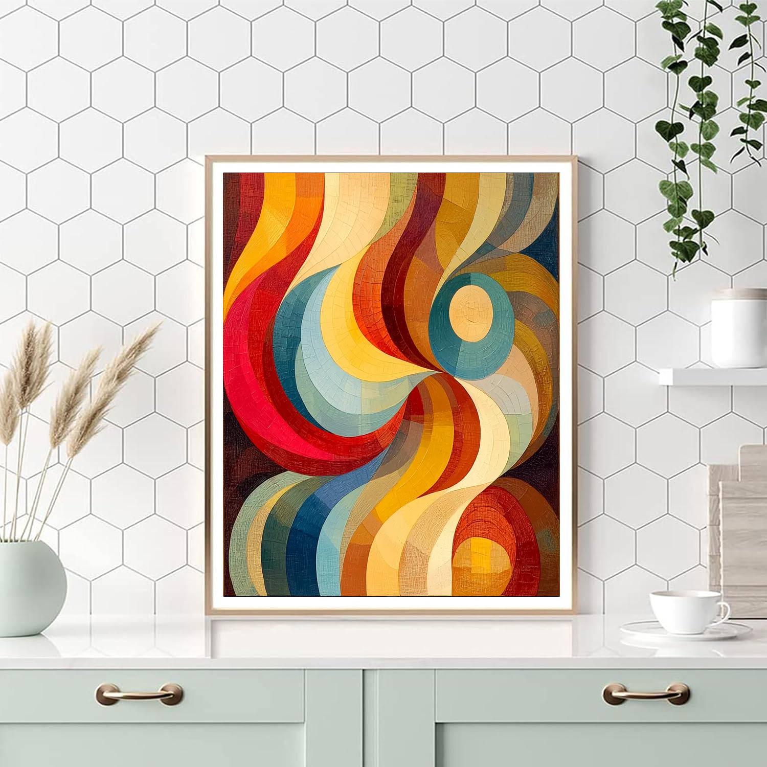 Paul Klee Inspired Whimsical Harmonies  Paint By Number