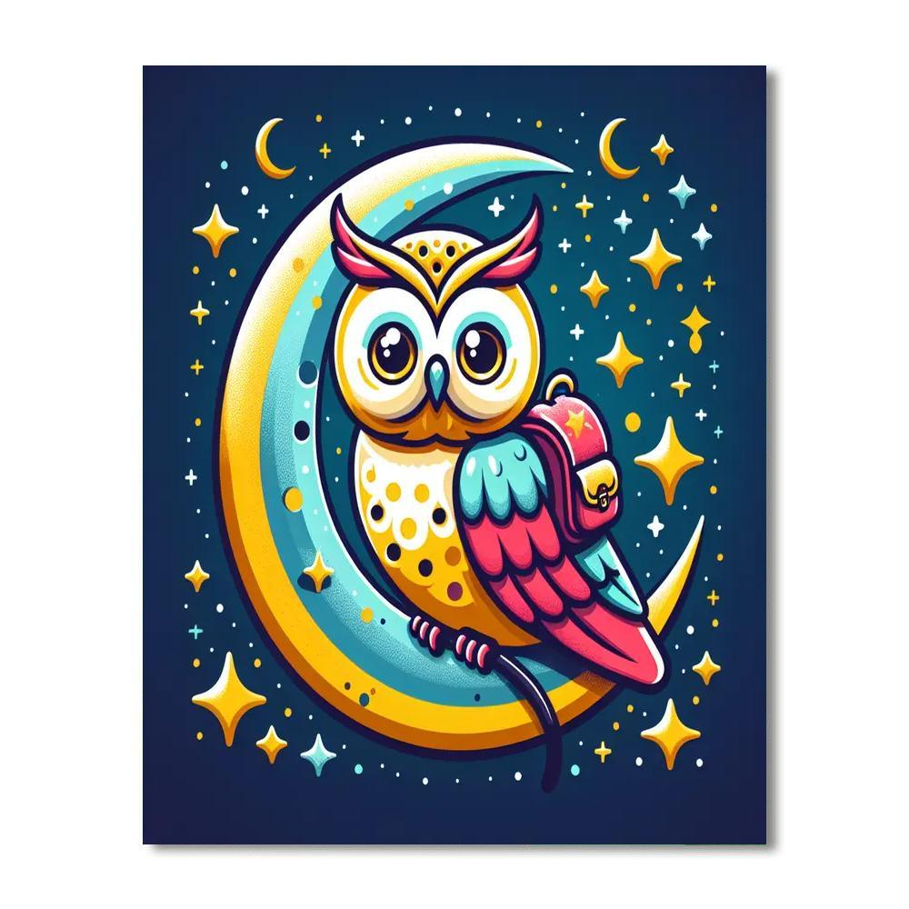 Adventure Owl Paint By Color