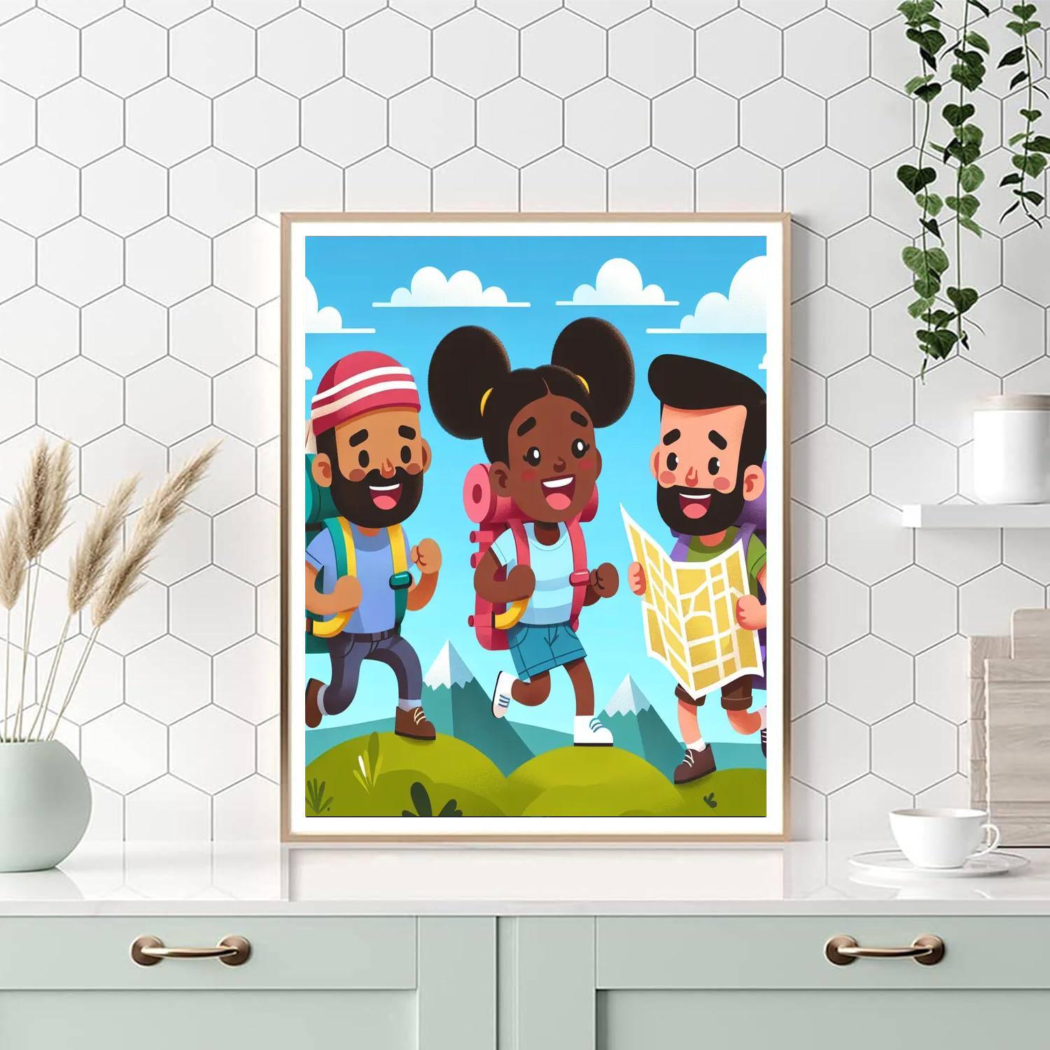 Adventurous Explorers Numbered Painting Kits