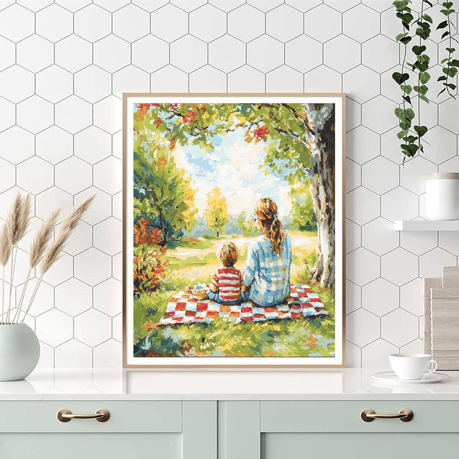 Mother's Day Picnic Paint By Numbers Kits