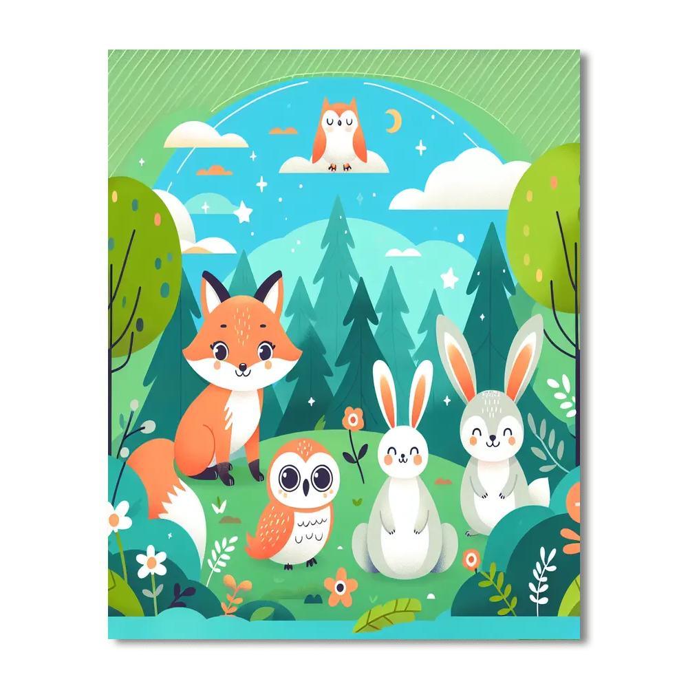 Fairytale Forest Magic Numbered Painting Kits