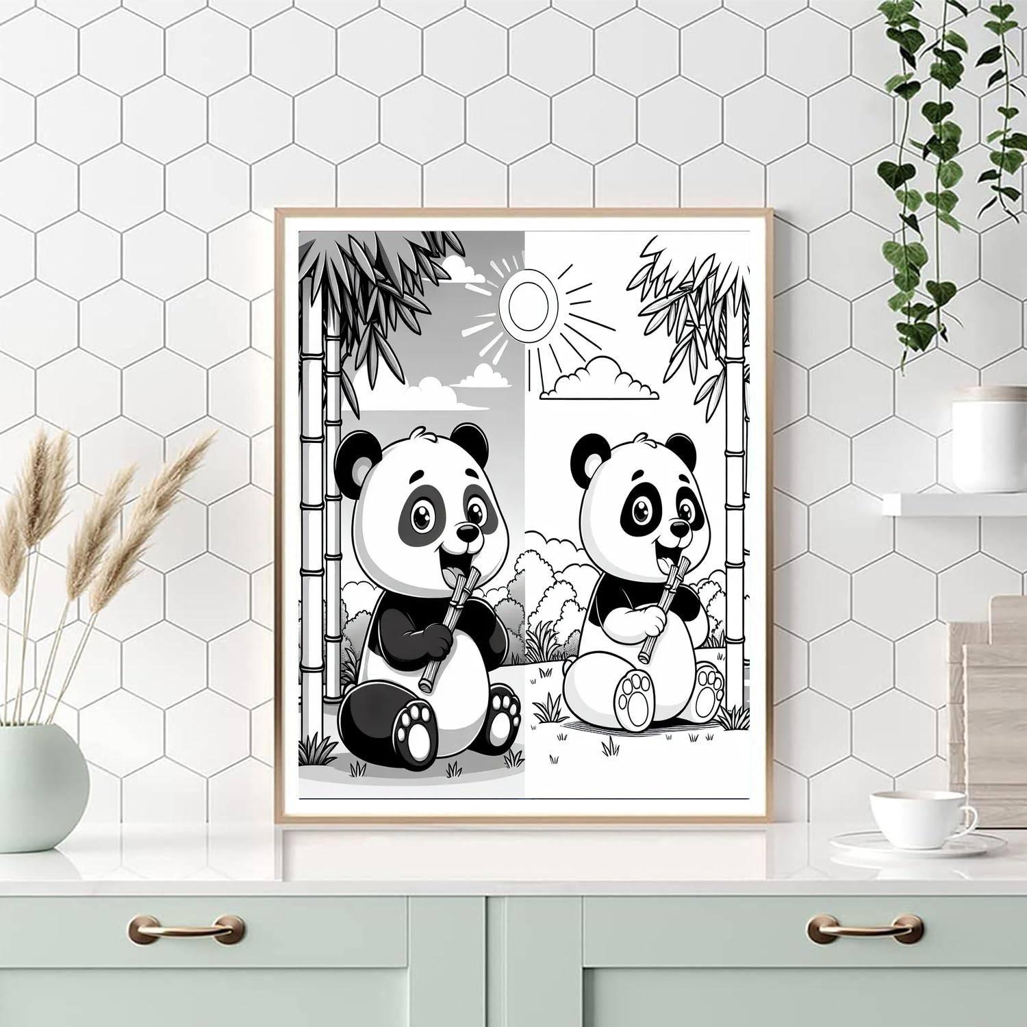 Happy Panda Painting By Numbers Kit