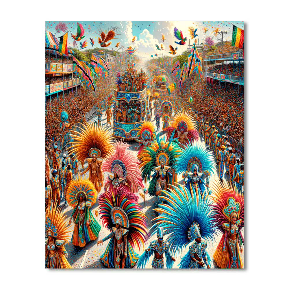 Carnival Of Trinidad And Tobago - Trinidad And Tobago Numbered Painting Kits