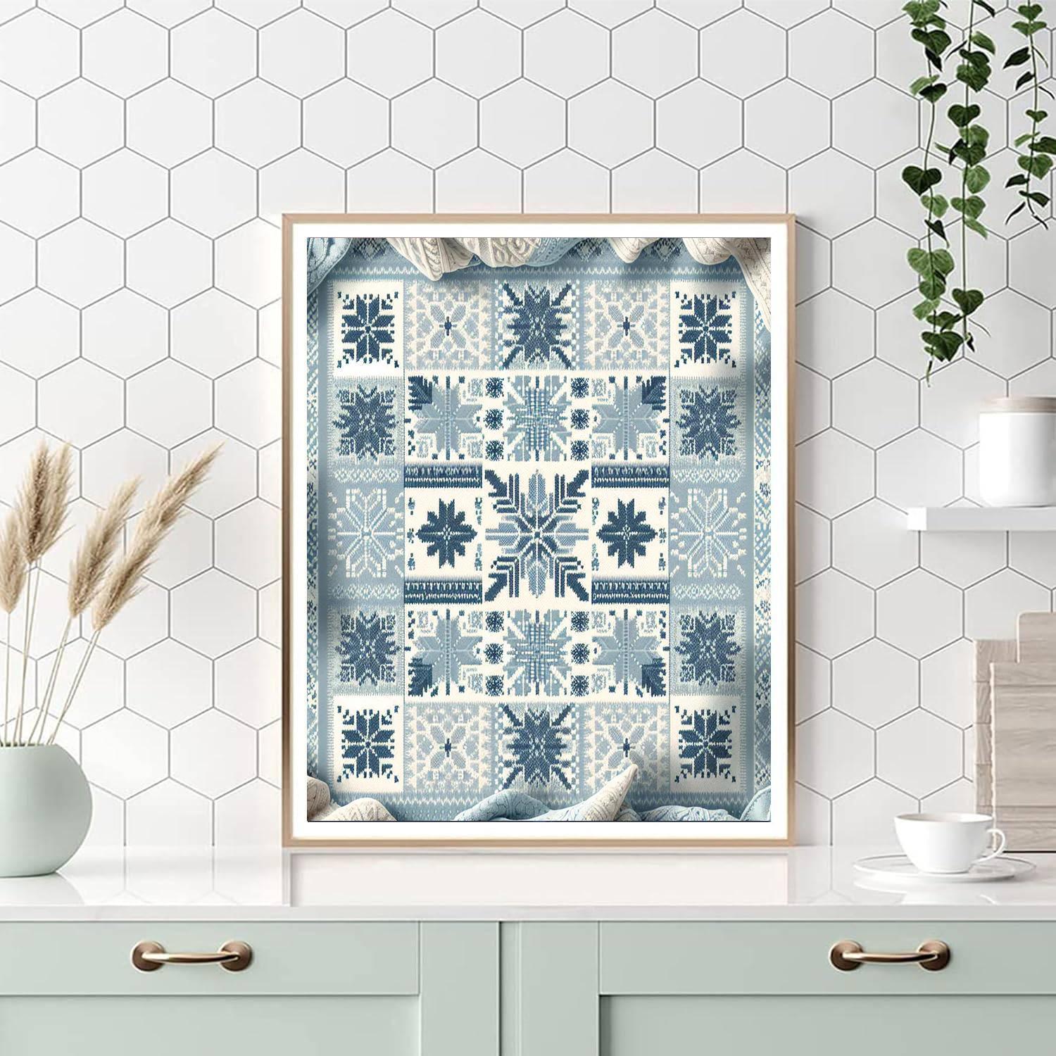 Nordic Winter Blanket Paint By Number