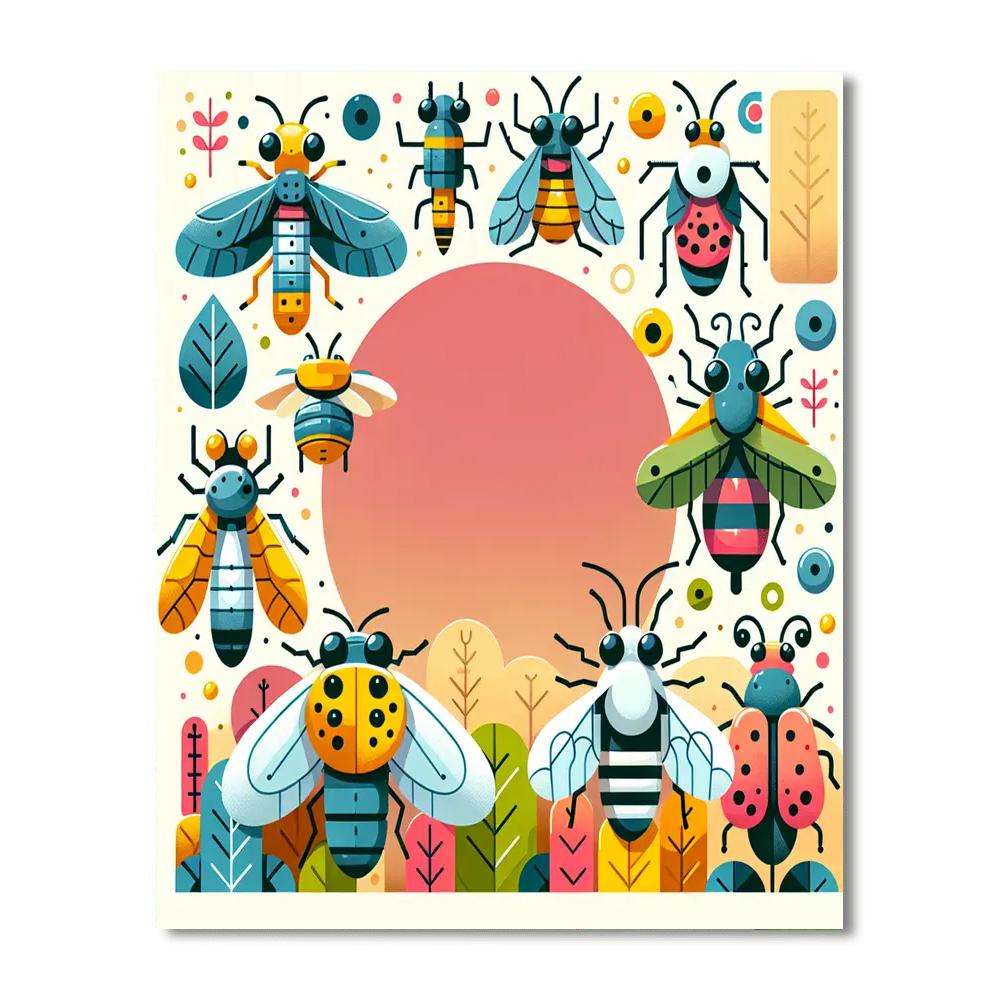 Inventive Insect Expo Painting Number Kit