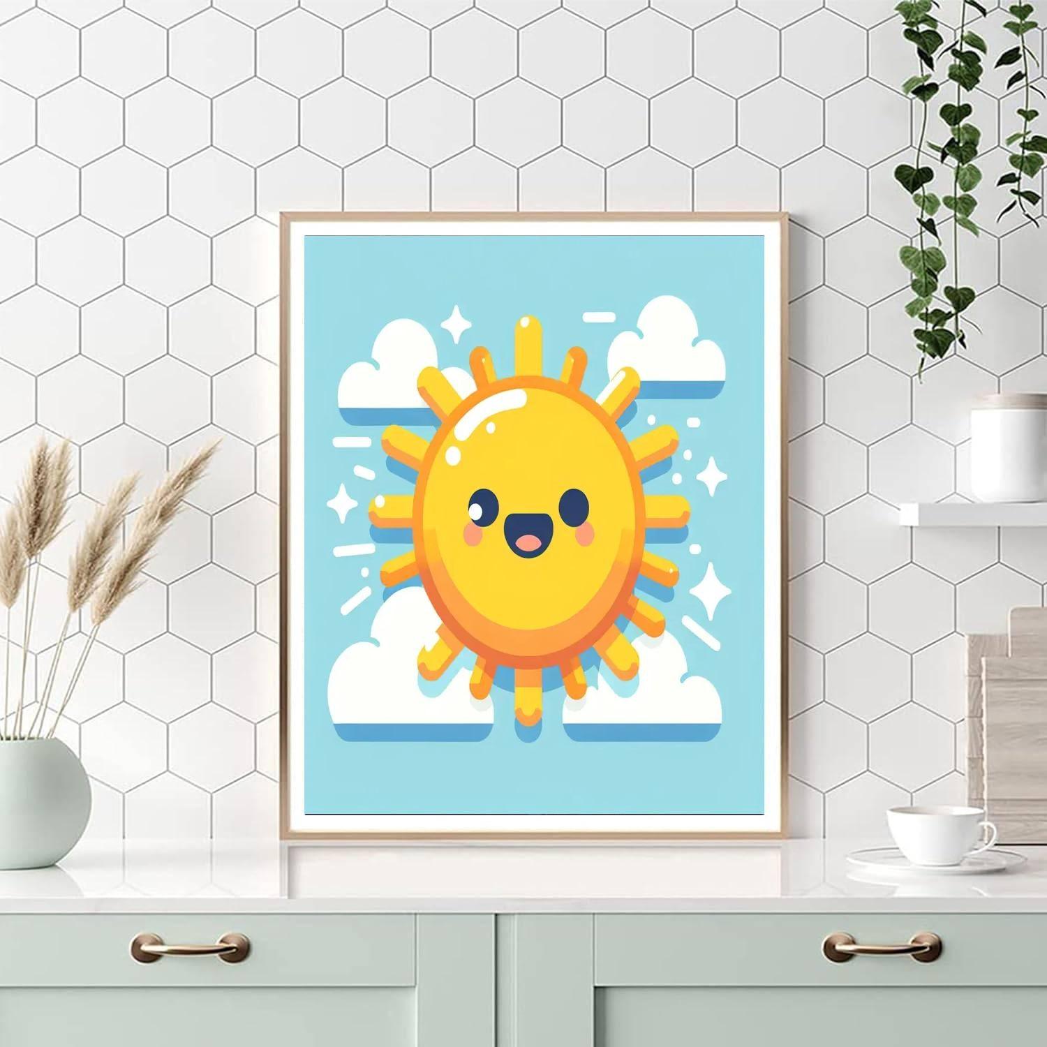Bright Sun Paint By Numbers