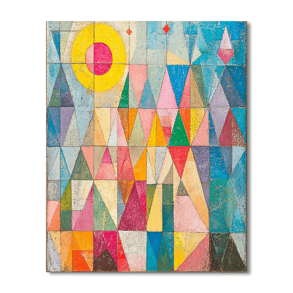 Paul Klee Inspired Patterns Of Whimsy  Paint By Numbers Kits