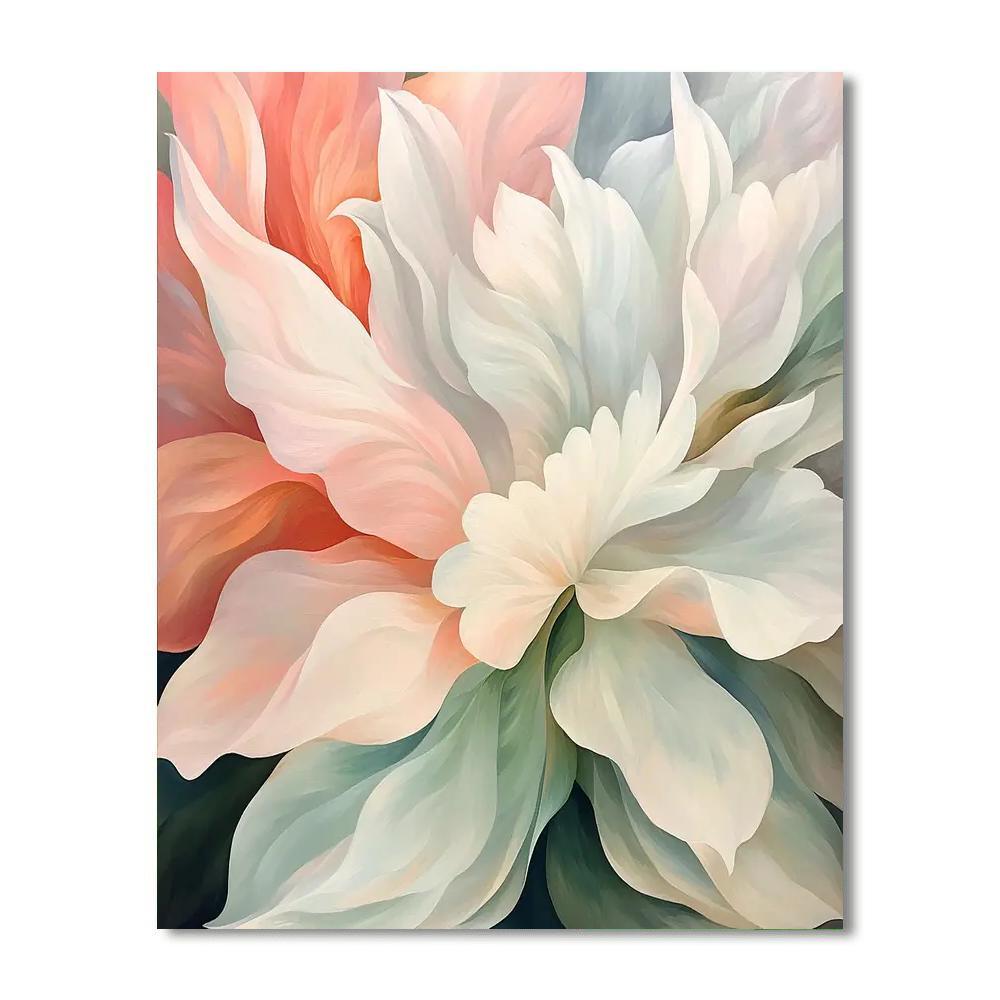 Georgia O'Keeffe Inspired Floral Daydream  Painting By Numbers Kit