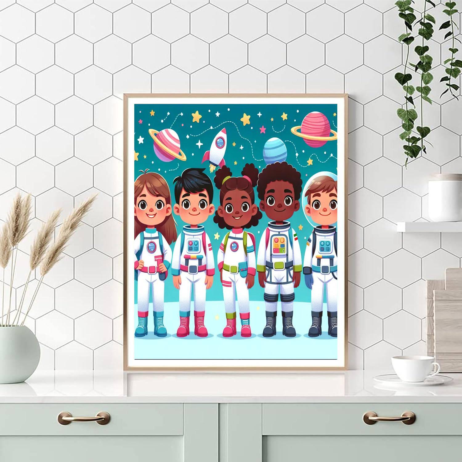 Galactic Frontier Exploration Paint By Number