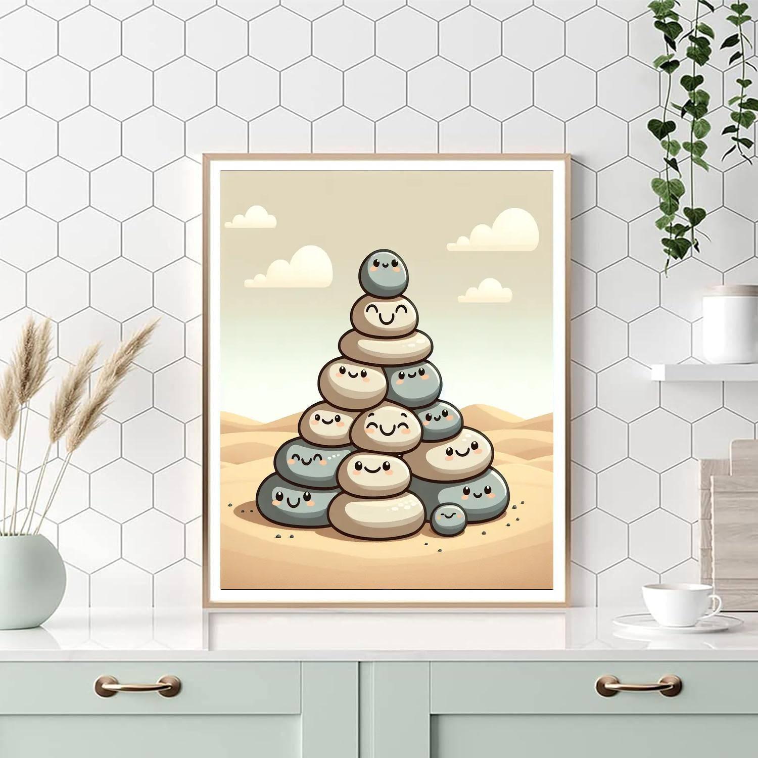 Pebble Pals Paint By Numbers Art