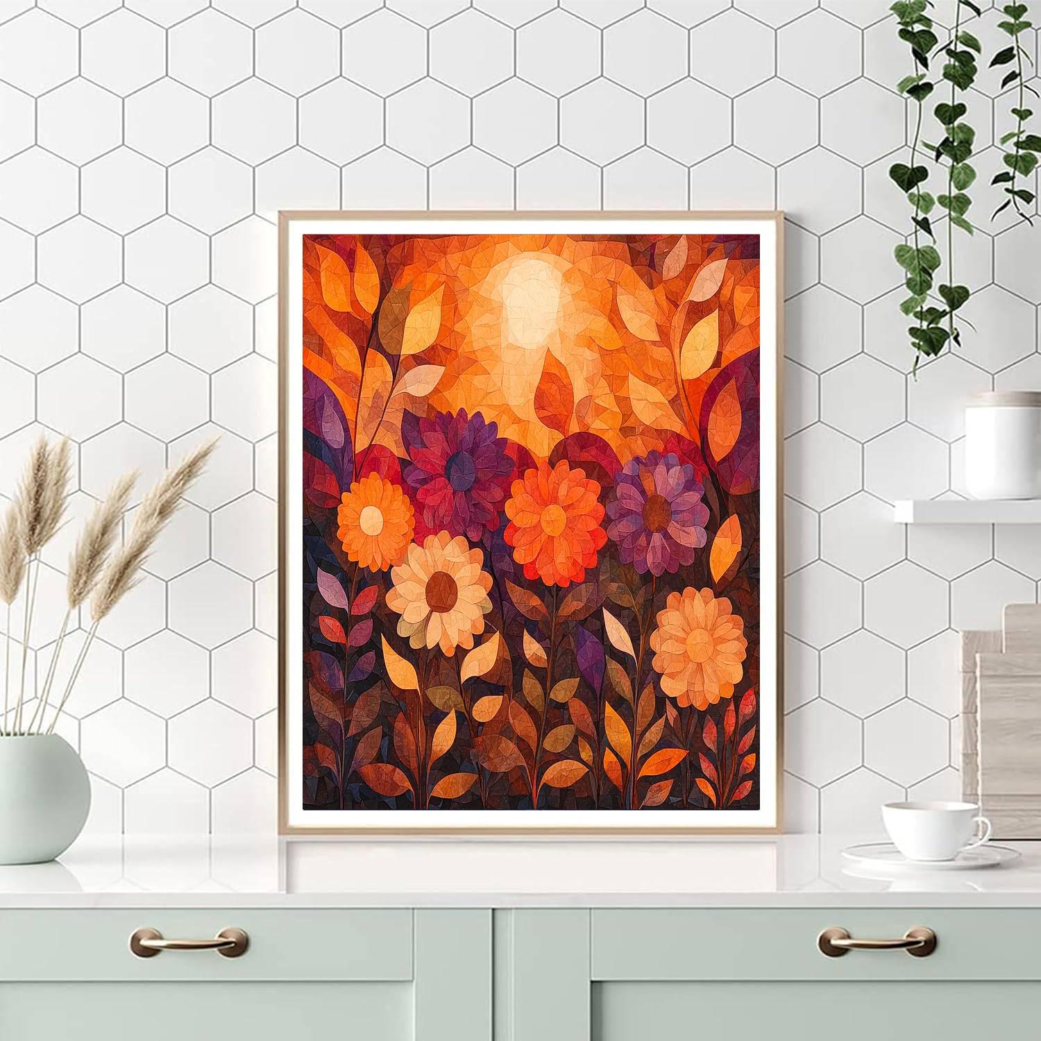 Frida Kahlo Inspired Patterns Of Memory  Numbered Painting Kits