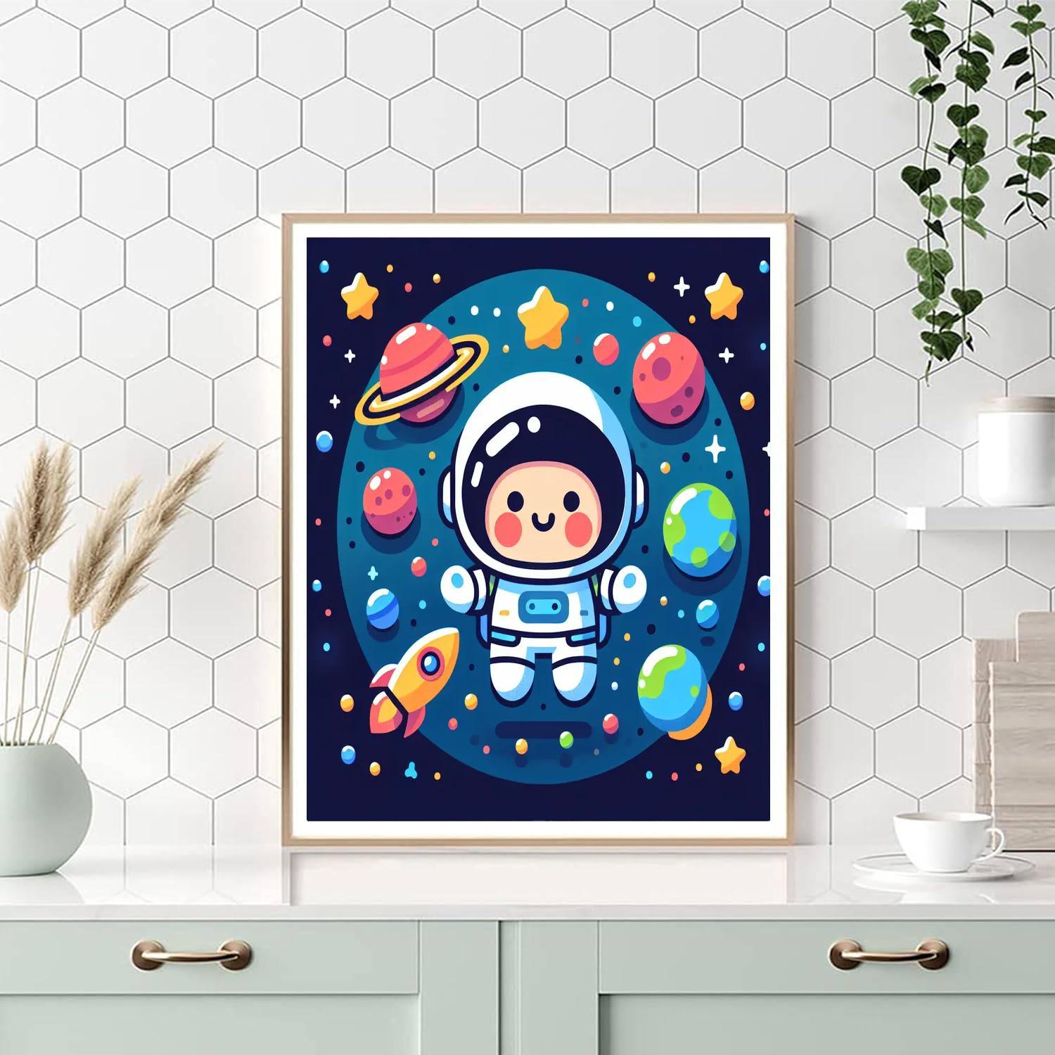 Mystery Space Explorer Paint By Number