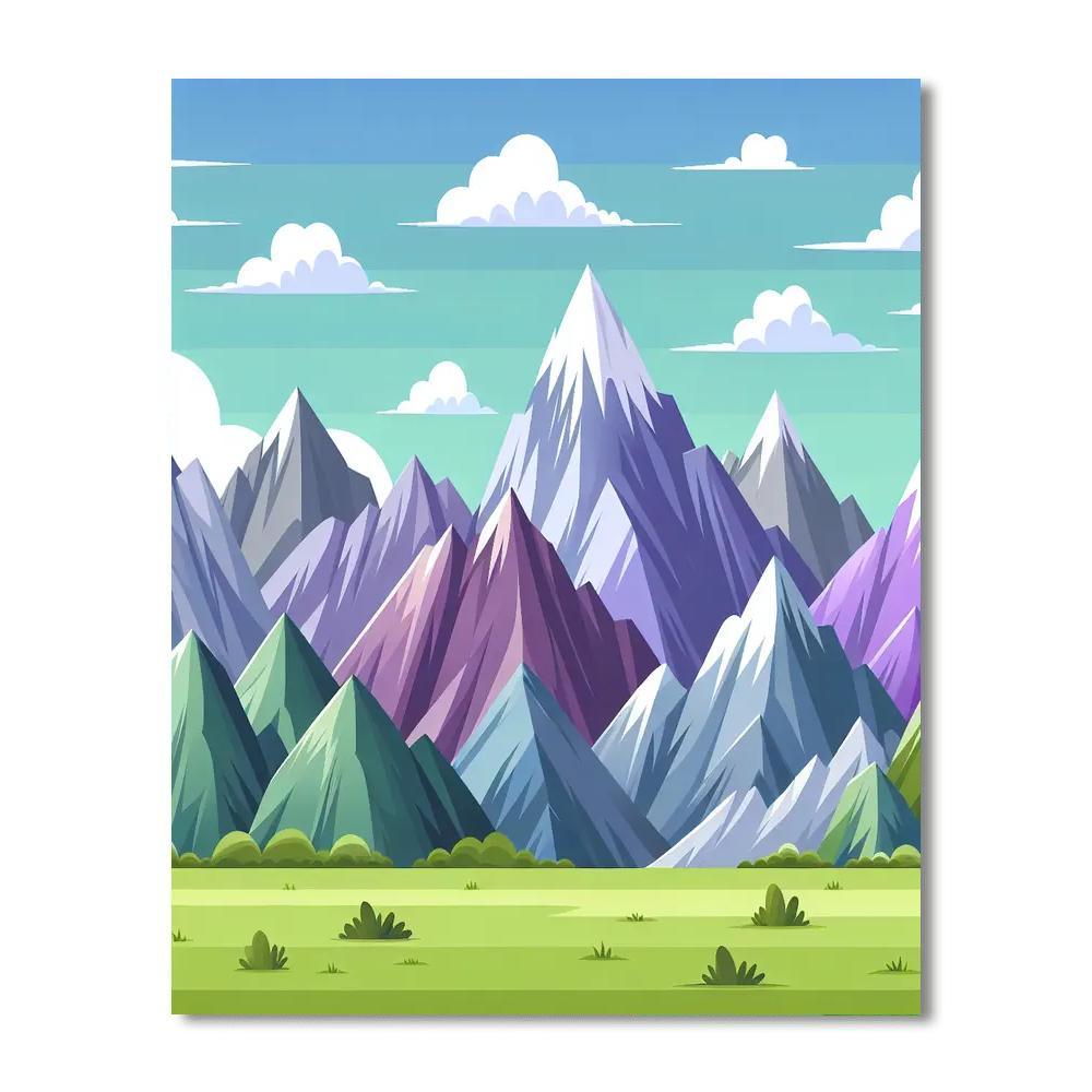 Mystic Mountain Journey DIY Paint By Numbers