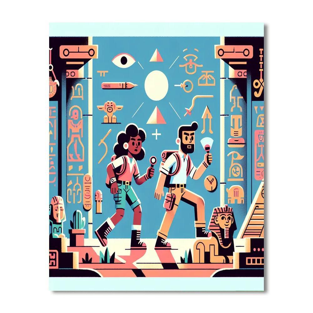 Ancient Temple Expedition Numbered Painting Kits