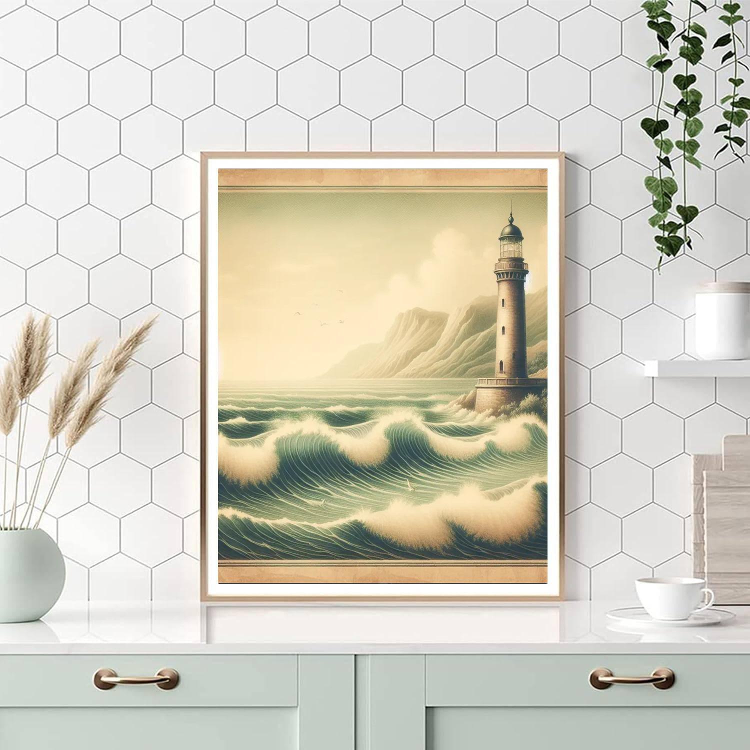 Vintage Coastal Memories Painting By Numbers Kit