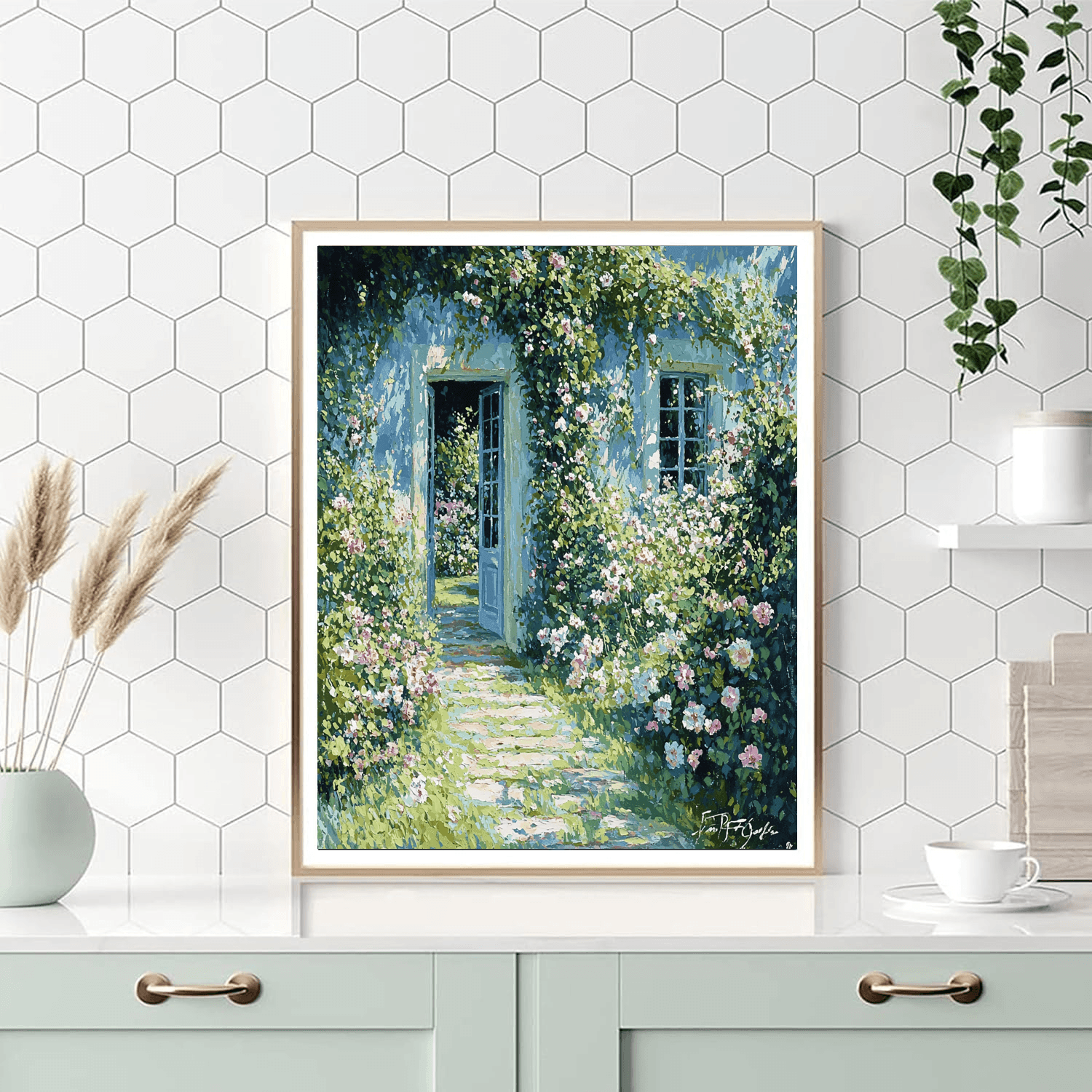 Claude Monet Inspired Hidden Garden  Paint By Numbers Kits