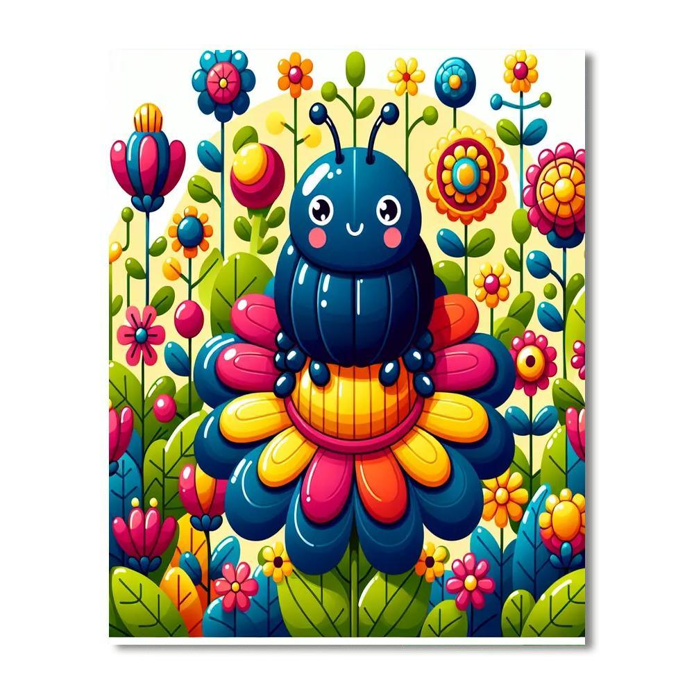 Brilliant Beetle Numbered Painting Kits