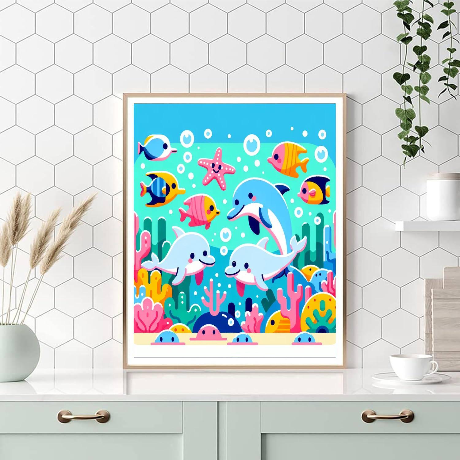 Underwater Playtime Paint By Color