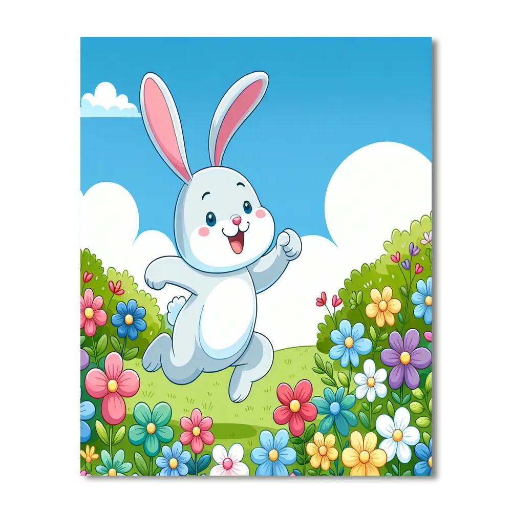 Giggly Bunny Numbered Painting Kits
