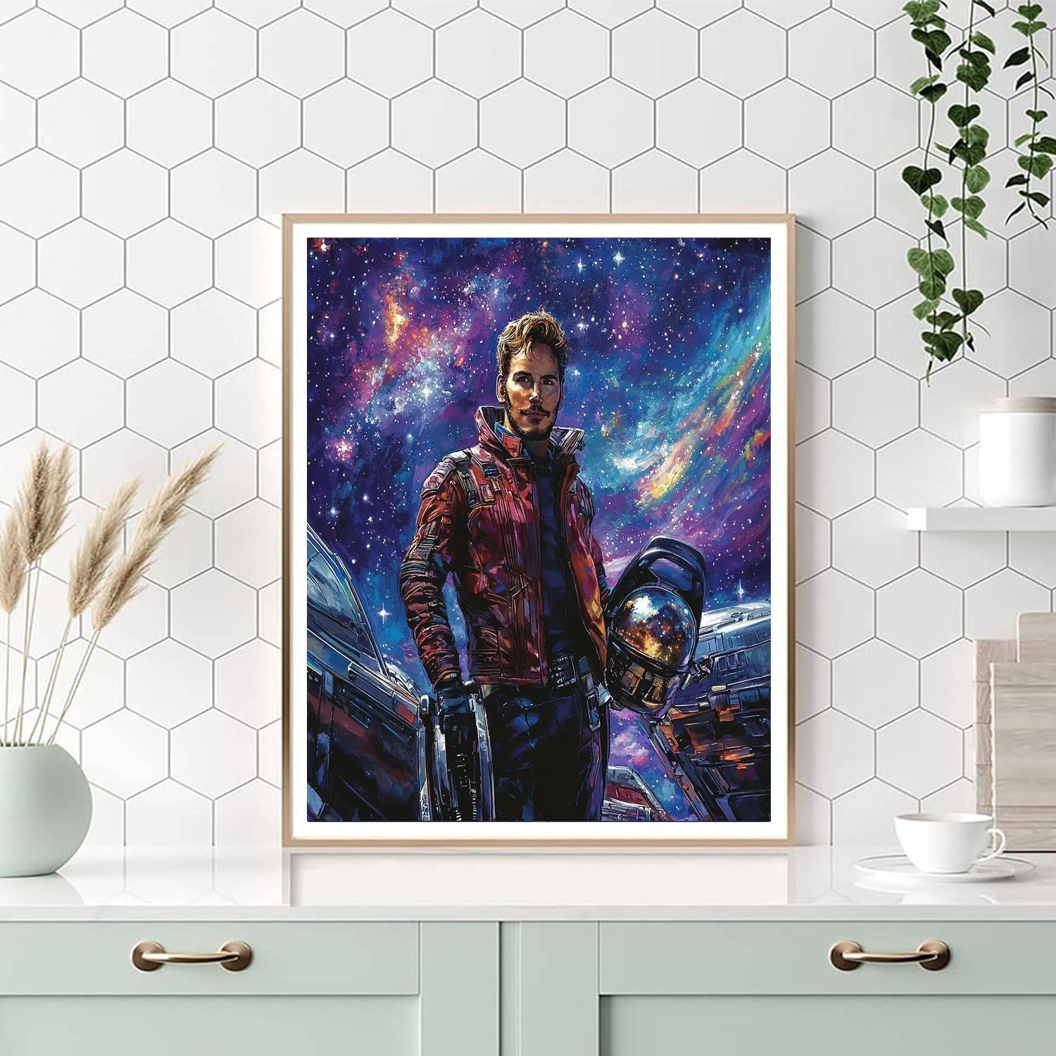 Chris Pratt: Guardians Of Galaxy's Star-lord Charm Paint By Numbers Kits