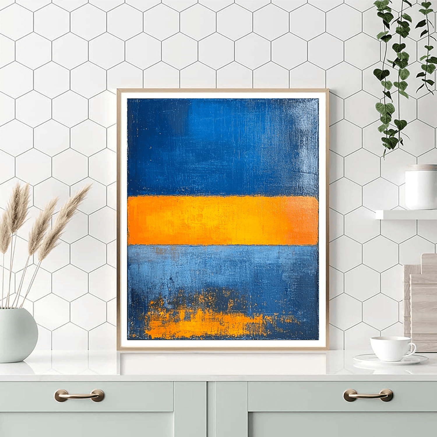 Mark Rothko Inspired Rothko's Color Meditation  Painting By Numbers Kit