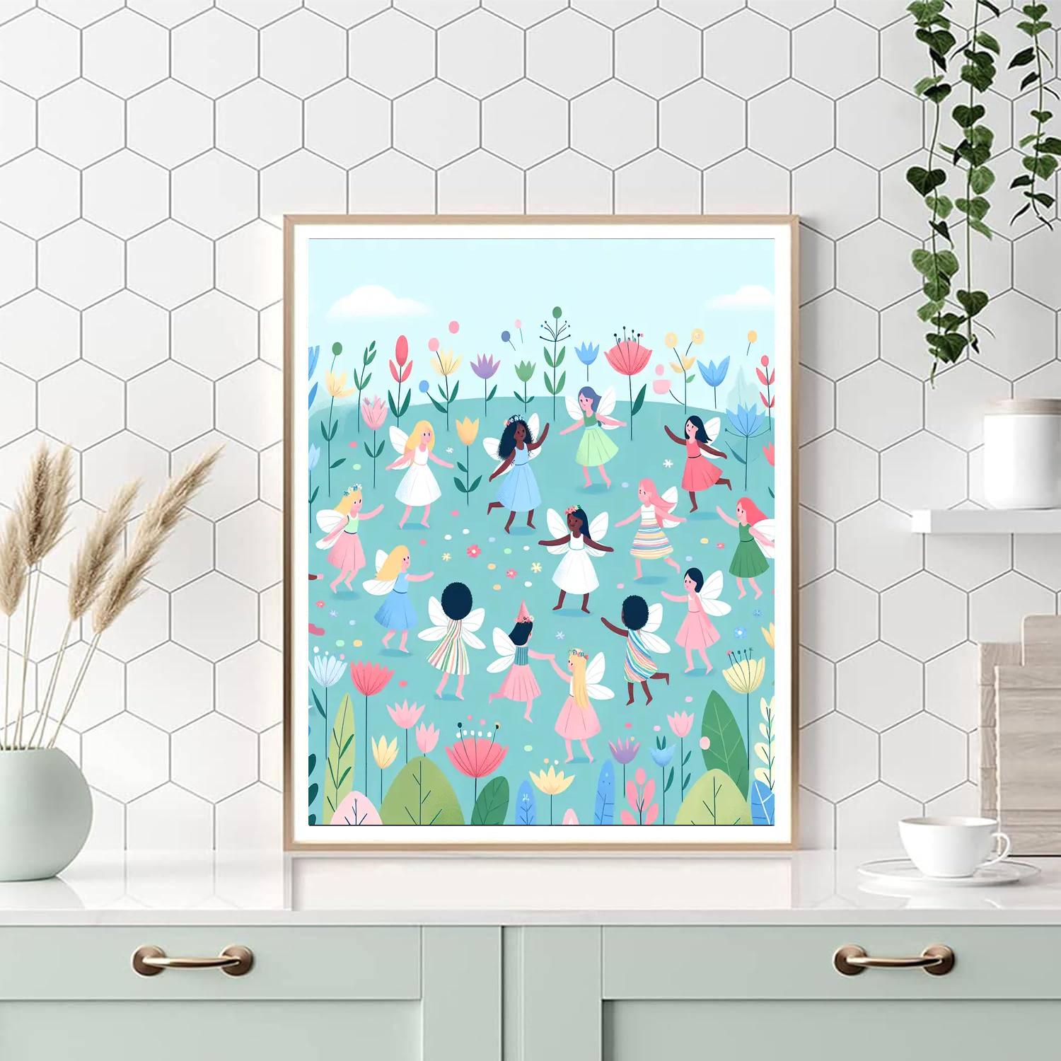 Ballet Of The Blossoms Painting By Numbers Kit