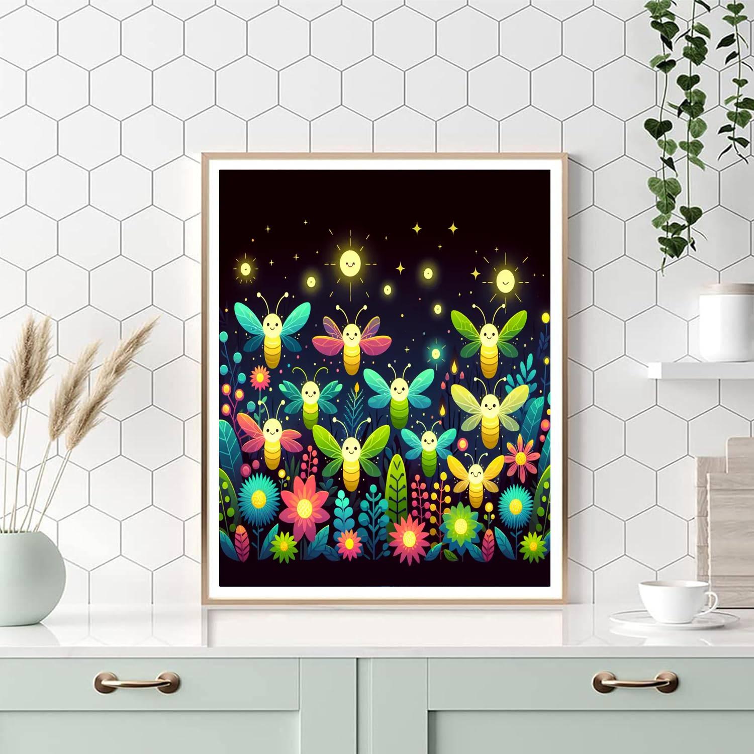 Fabulous Fireflies Paint By Numbers Kits