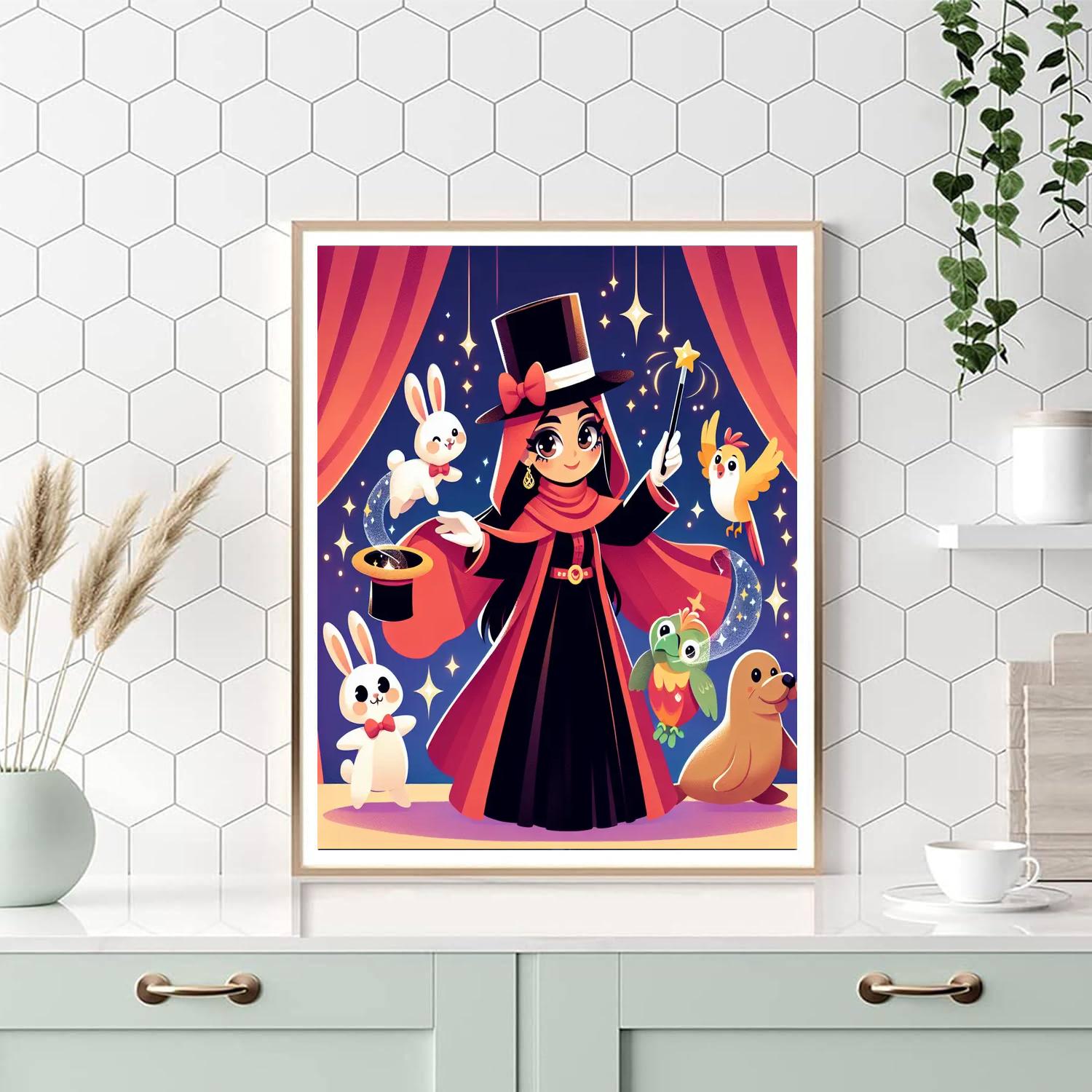Magician's Marvels Number Painting