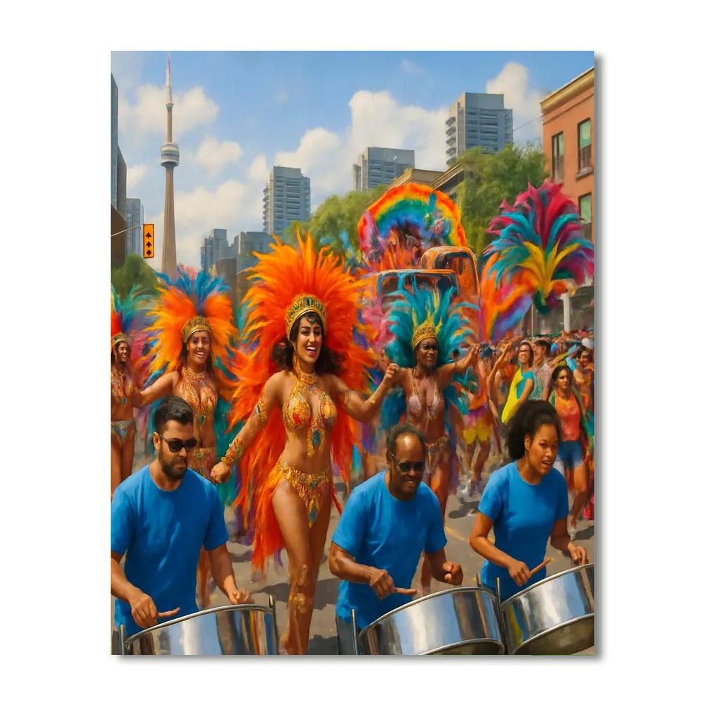Caribana Festival - Toronto, Canada DIY Paint By Numbers