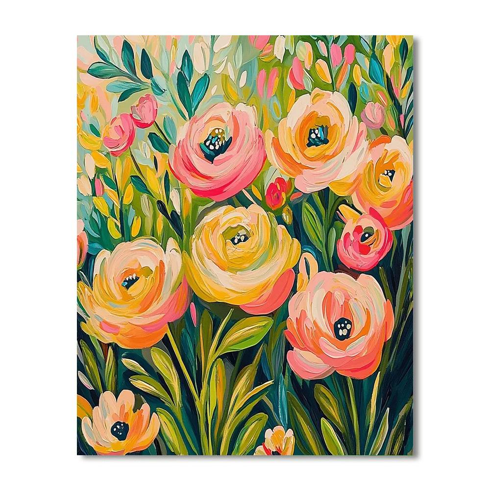 Frida Kahlo Inspired The Essence Of Spring  Painting By Numbers Kit