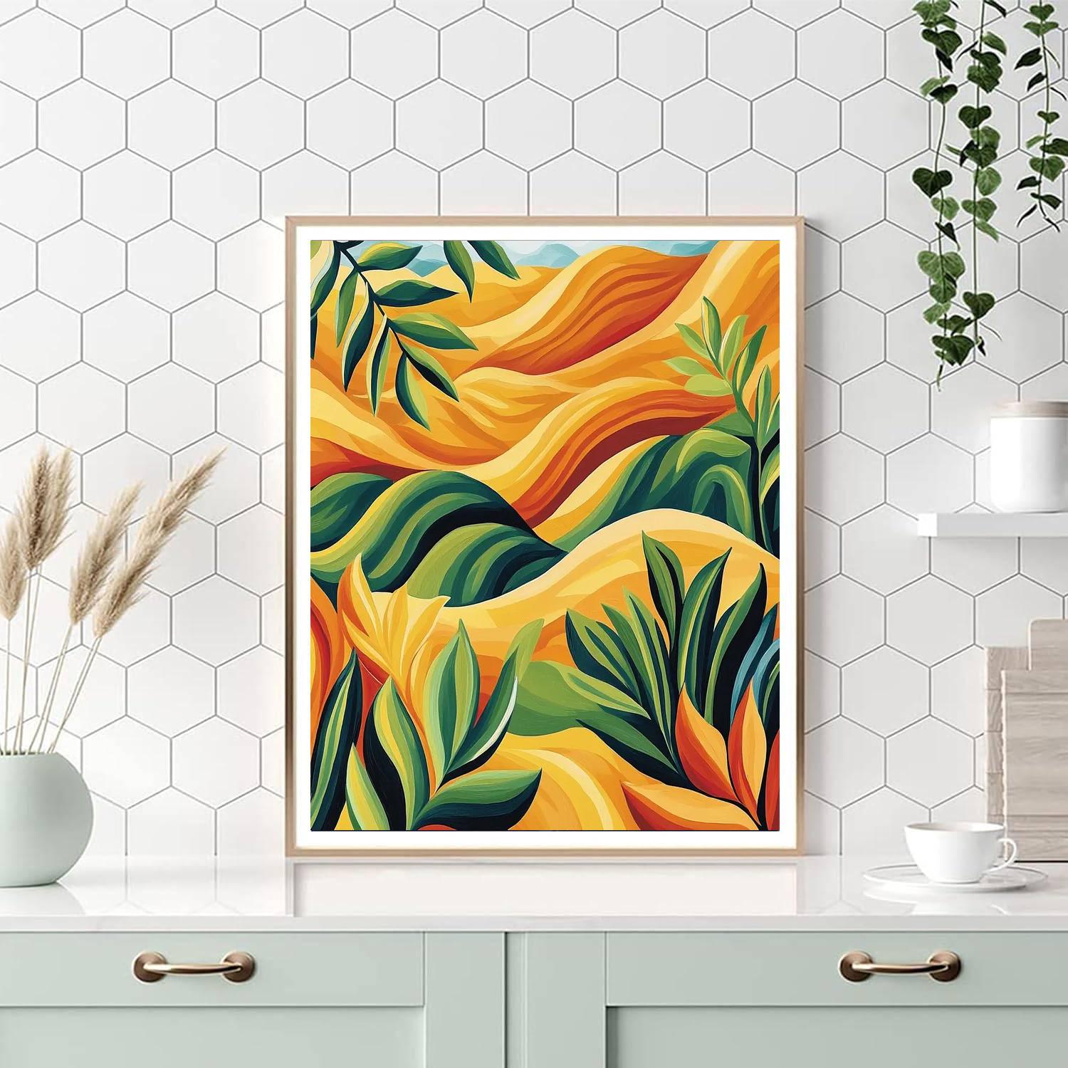 Frida Kahlo Inspired Eternal Resilience  Numbered Painting Kits