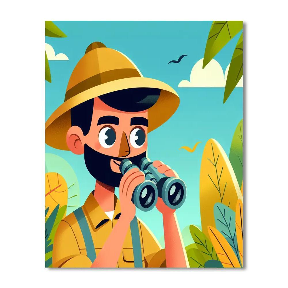 Safari Explorer's Challenge Painting By Numbers Kit