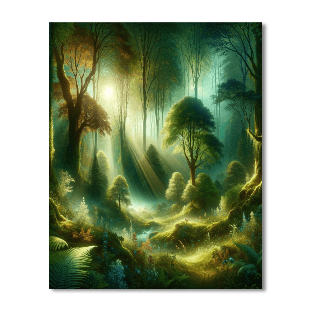 Magical Forest Wander DIY Paint By Numbers