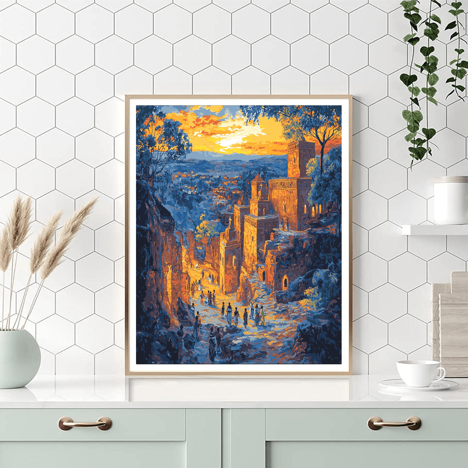 Lalibela Rock-hewn Churches Paint By Numbers Kits