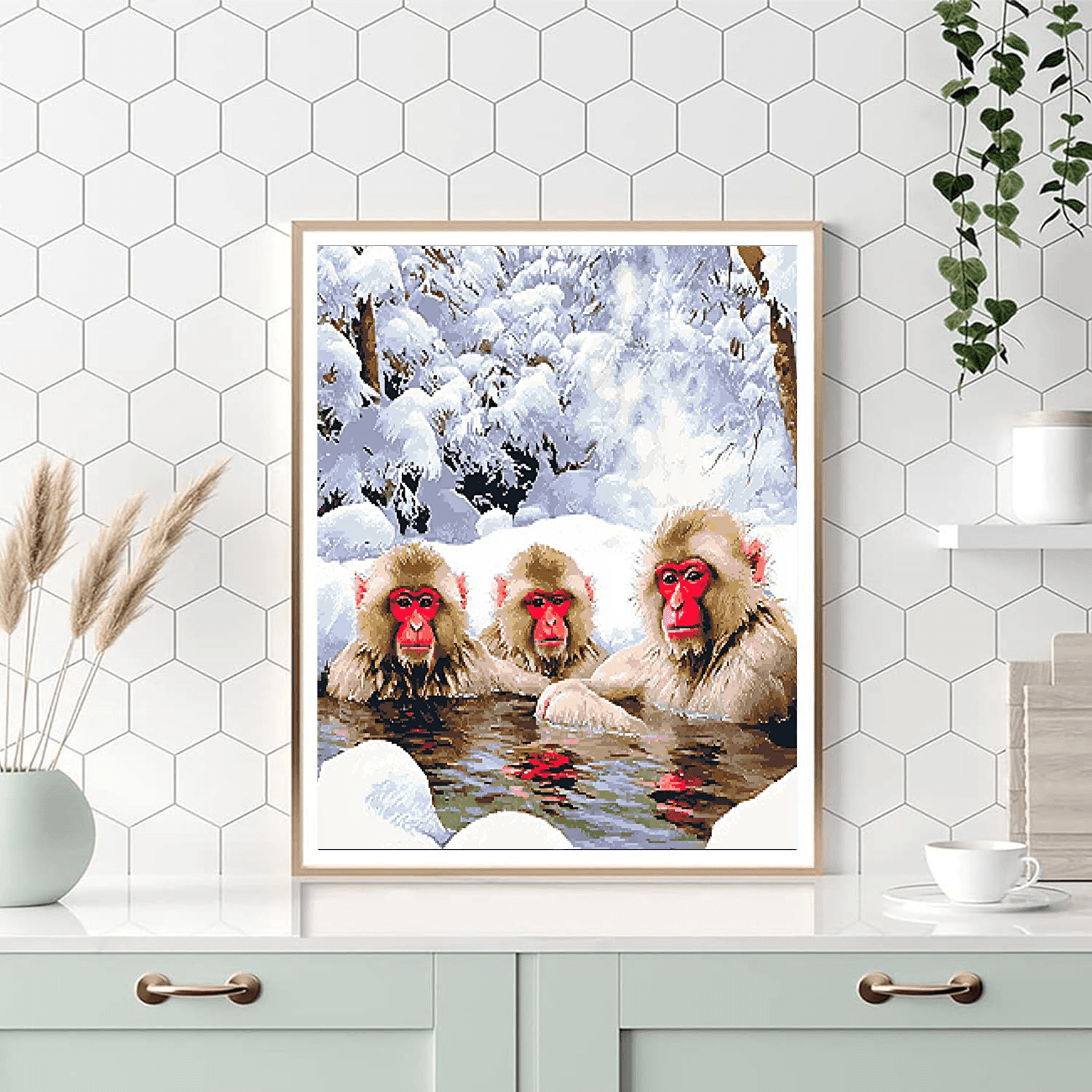 Jigokudani Monkey Park - Japan Paint By Numbers Art