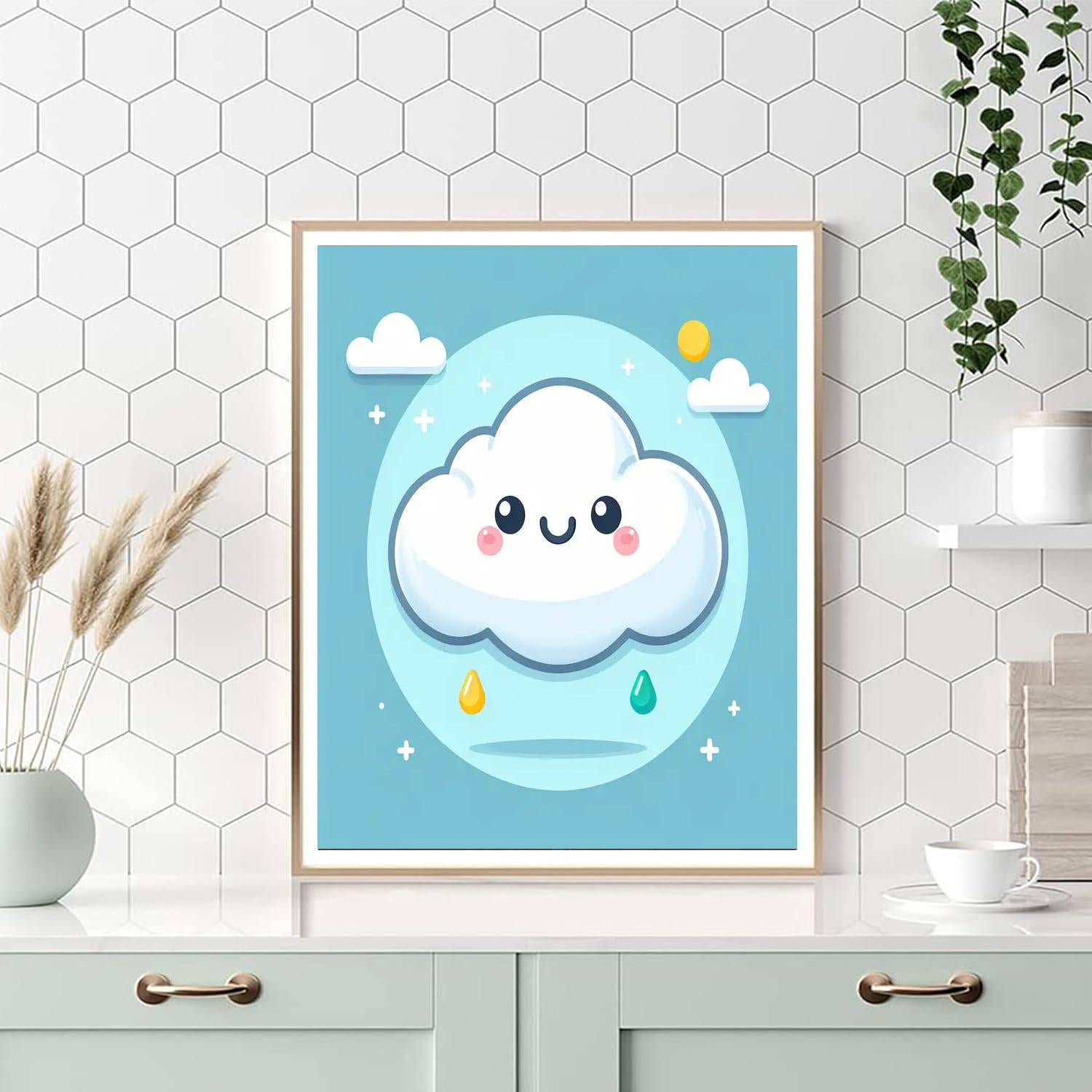 Bubbly Cloud Paint By Color