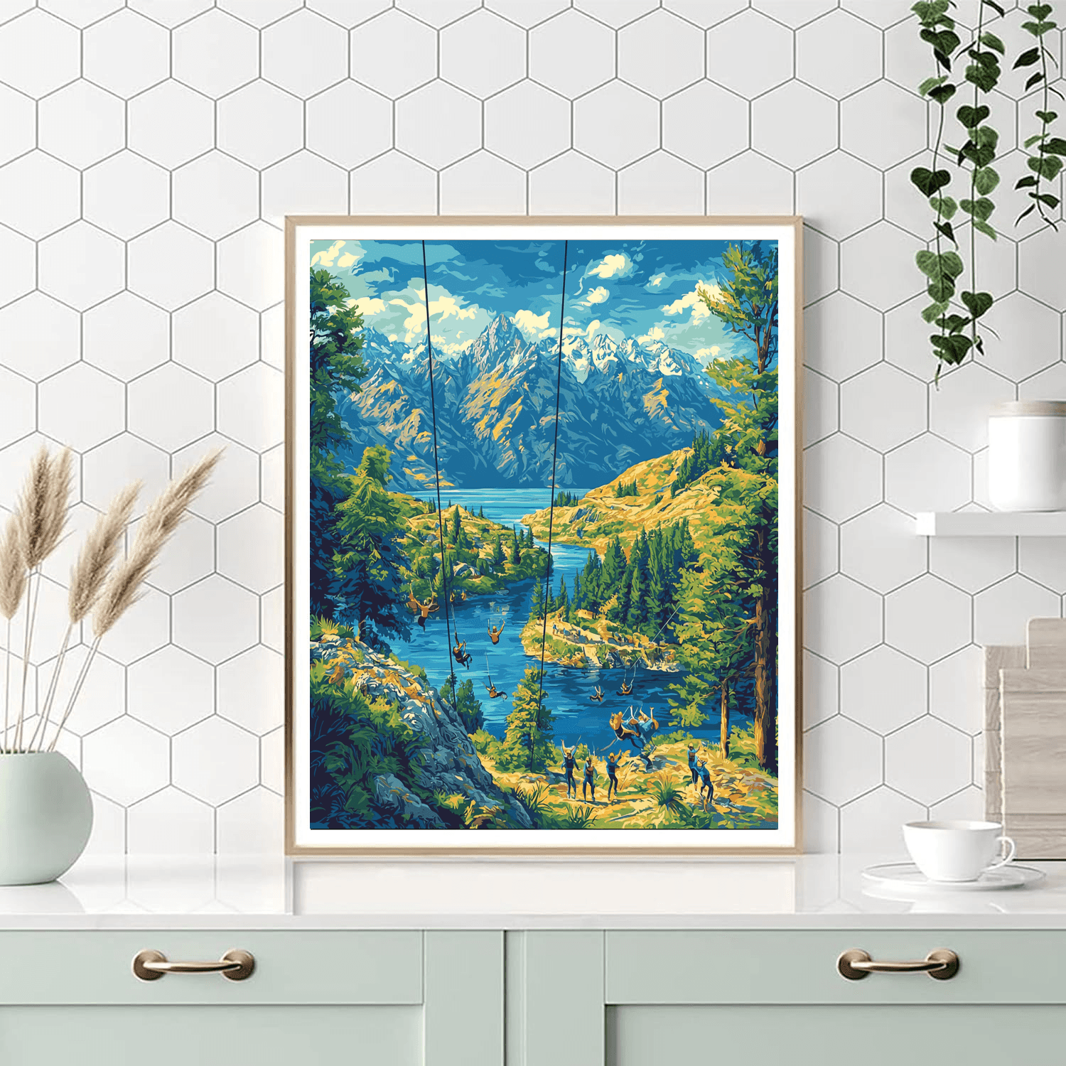 Queenstown Adventure Park Paint By Numbers