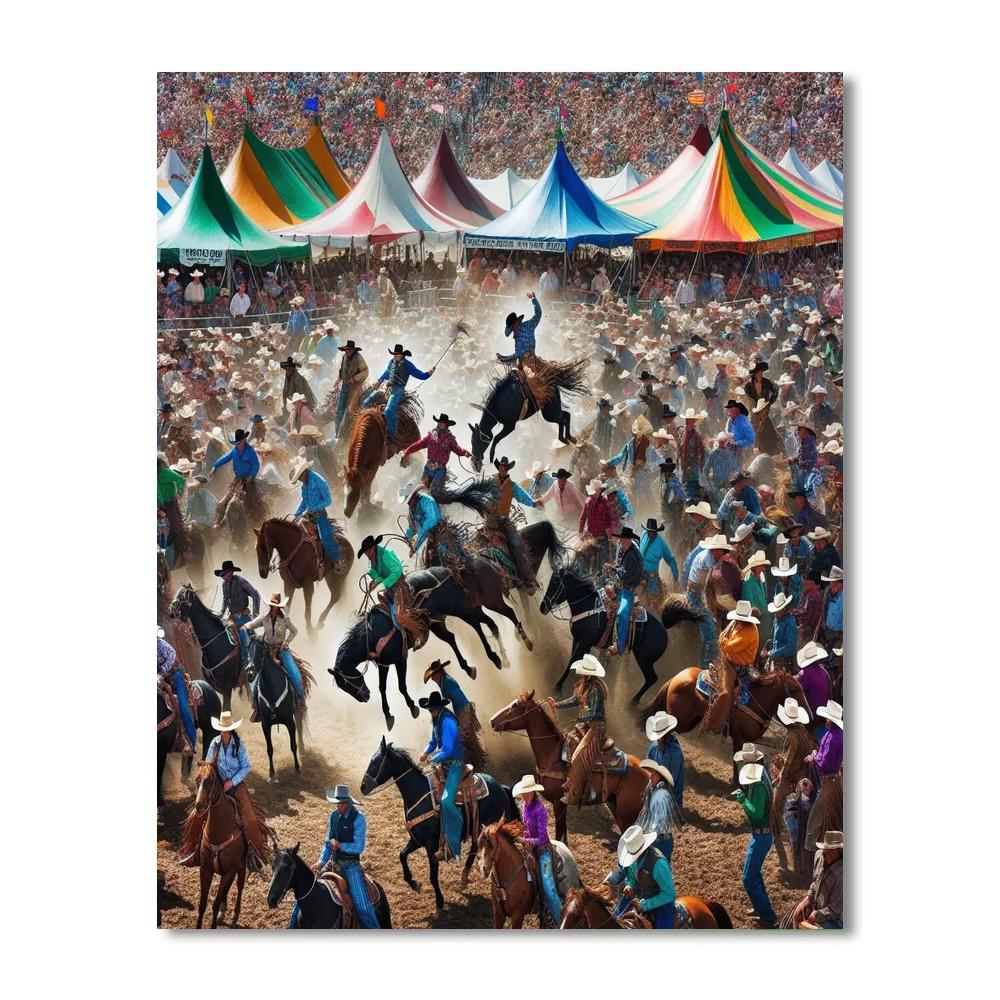 The Calgary Stampede - Calgary Paint By Numbers Kits