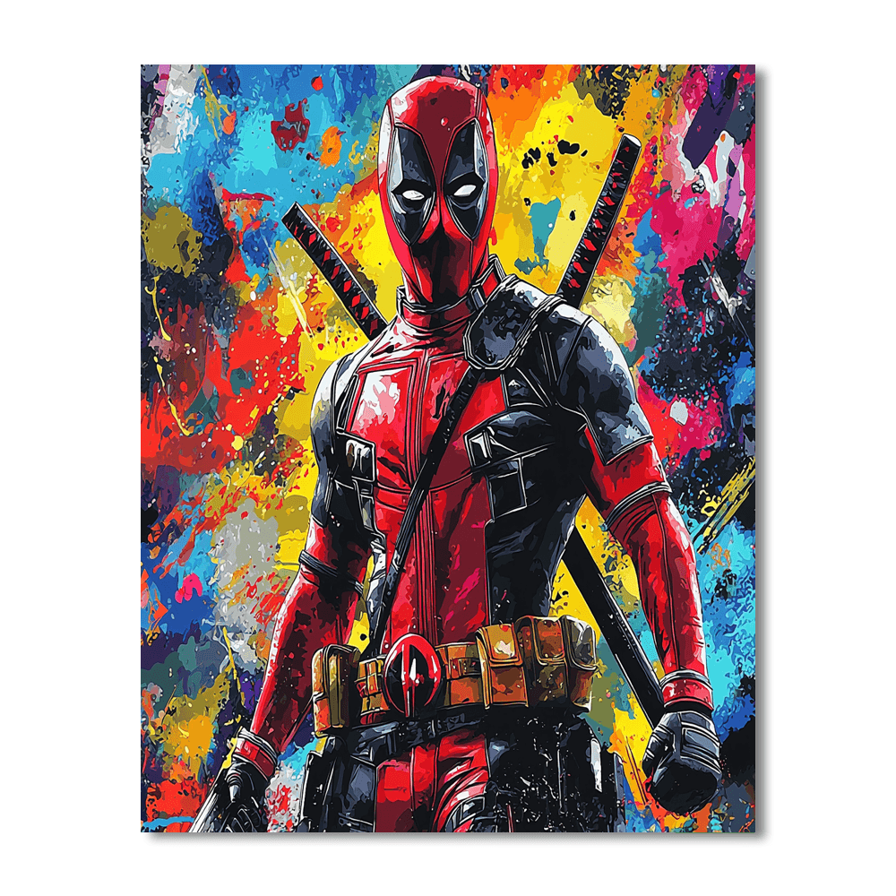 Ryan Reynolds: The Witty Heartthrob Of Deadpool Paint By Numbers