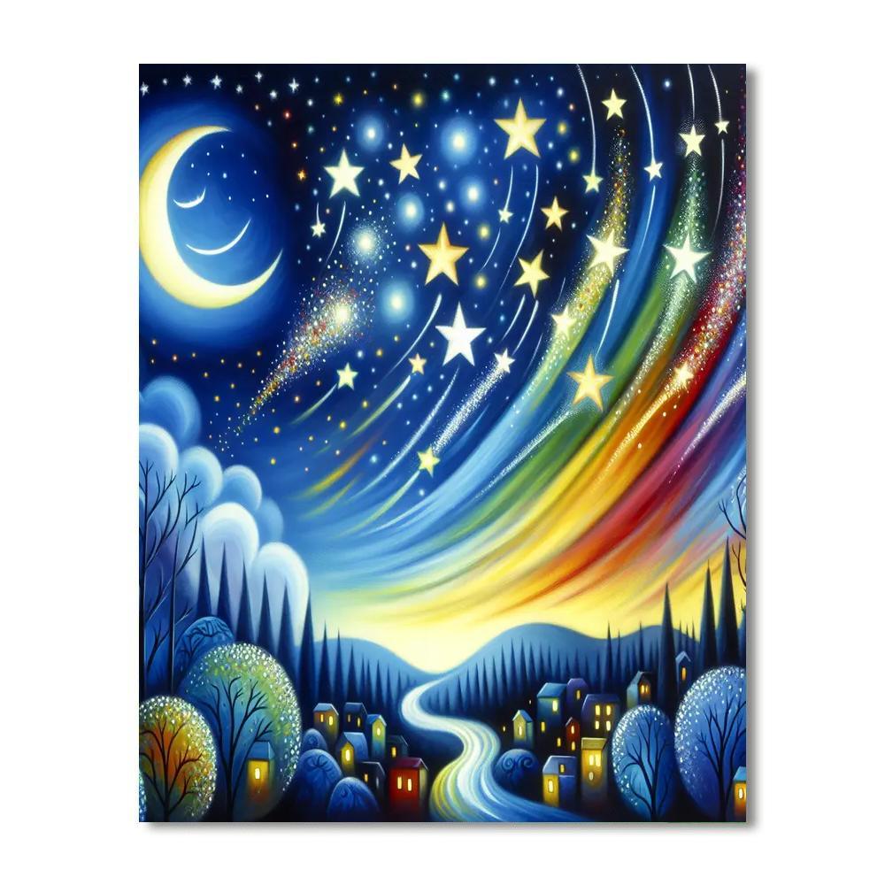 Celestial Adventure For Kids Painting By Numbers Kit